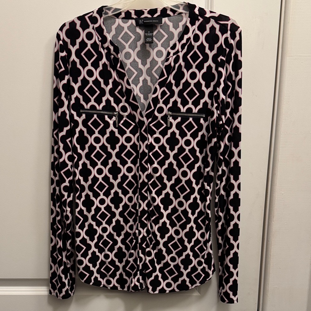 INC International Concepts long sleeve top, Medium